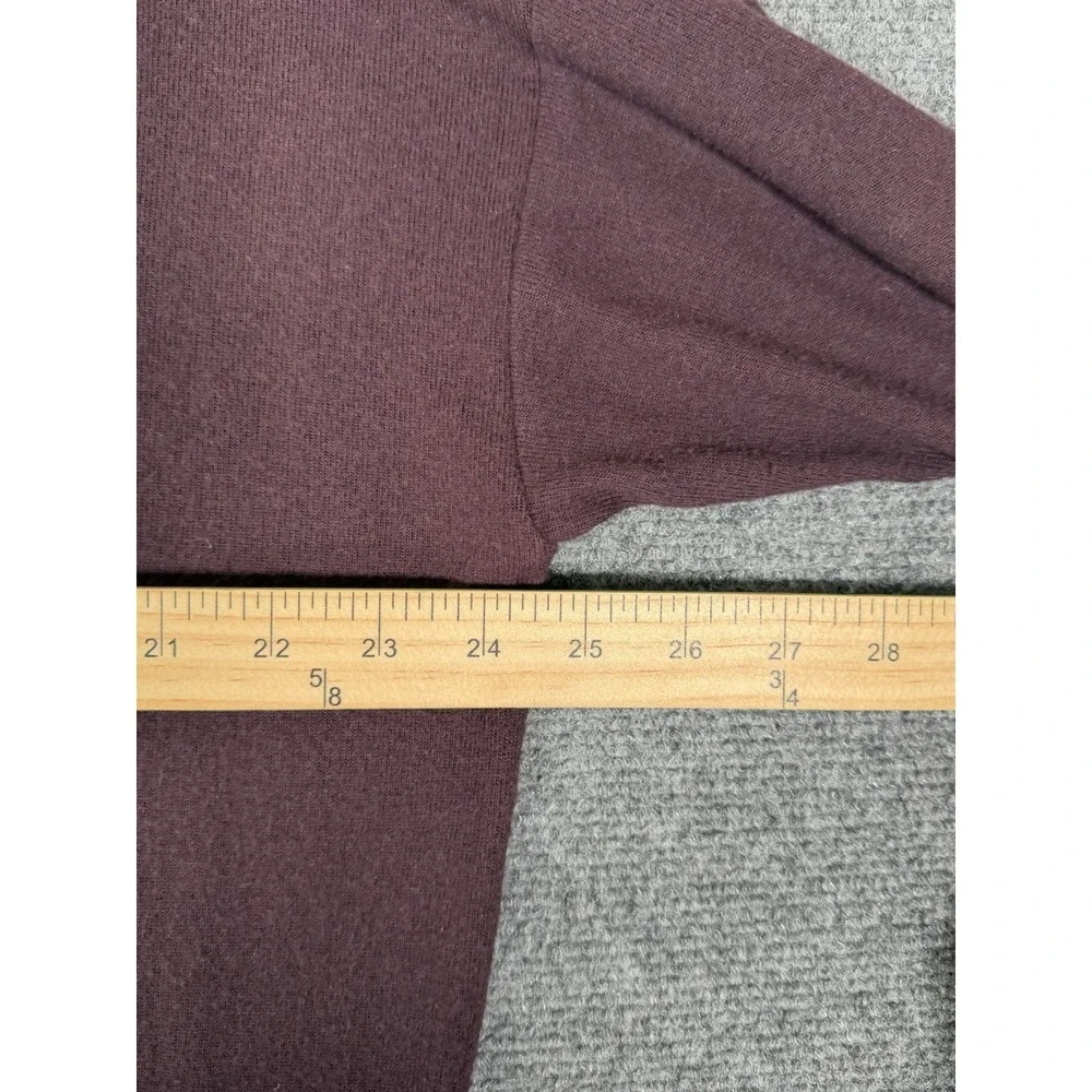 Alo Yoga Crew Neck Sweatshirt Mens Medium Plum Purple Boxy Oversized